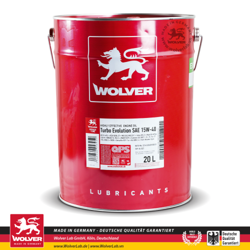 Wolver Turbo Evolution 15W-40 Ci-4 20L