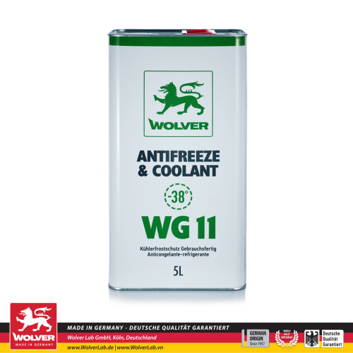 Nước giải nhiệt Wolver Ready to use WG11 (xanh lá) Can 5L