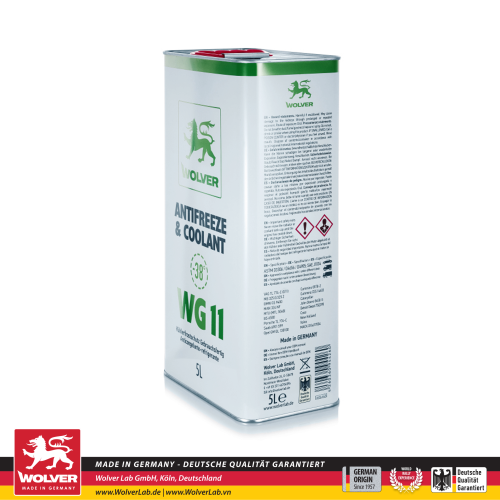 Nước giải nhiệt Wolver Ready to use WG11 (xanh lá) Can 5L