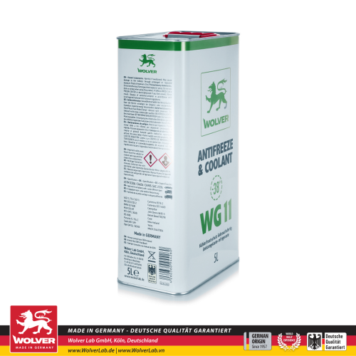Nước giải nhiệt Wolver Ready to use WG11 (xanh lá) Can 5L