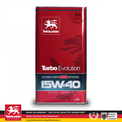 Wolver Turbo Evolution 15W-40 Ci-4 5L