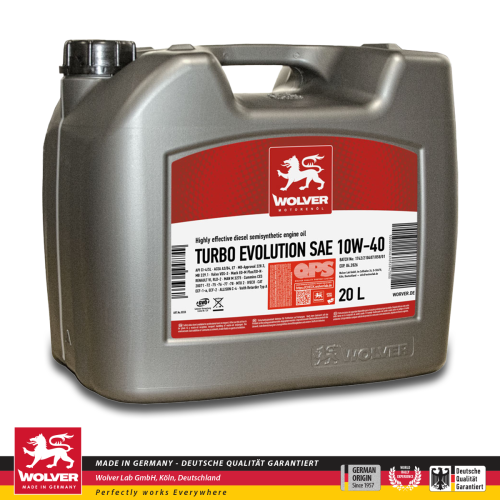 Wolver Turbo Evolution 10W-40 CI-4 20L (Hàng Sắp Về)